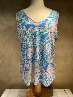 Lilly Pulitzer sleeveless top Size L